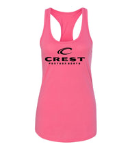 Load image into Gallery viewer, Crest Black Logo Women&#39;s Tank Top
