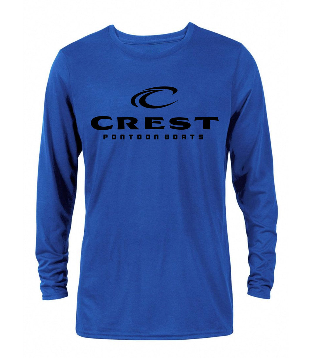Crest Black logo Men's Long Sleeve T-Shirt