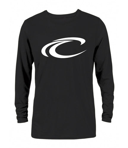 Crest Wave Logo Men's Long Sleeve Tee