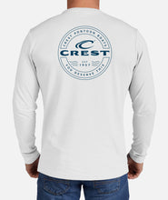 Load image into Gallery viewer, Crest You Deserve This Men&#39;s Long Sleeve T-Shirt - White
