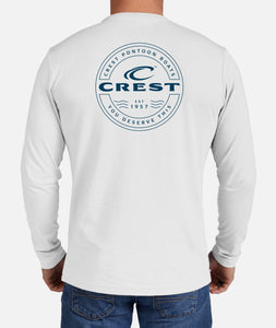 Crest You Deserve This Men's Long Sleeve T-Shirt - White