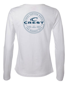 Crest You Deserve This Women's Long Sleeve T-Shirt - White