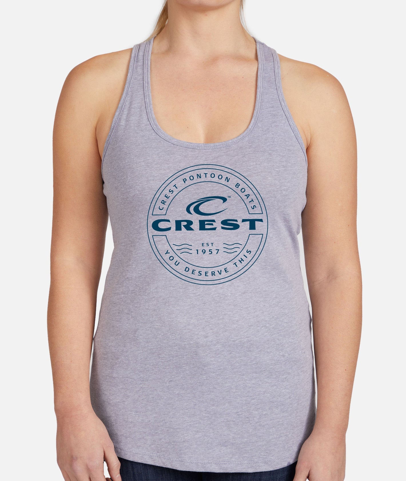 Crest You Deserve This Women's Tank - Heather Grey