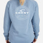 Crest You Deserve This Women's Crewneck Sweatshirt - Misty Blue
