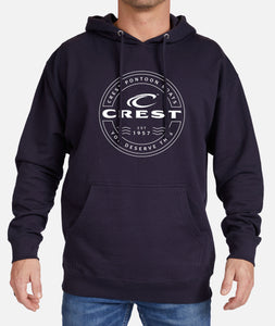 Crest You Deserve This Men's Hoodie - Navy